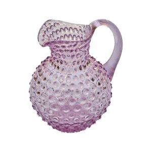 Glaskrug mit Hobnail Muster