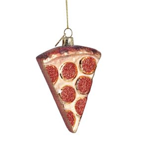 Glasornament Pizza