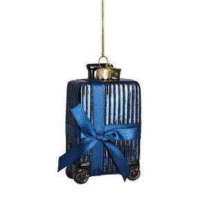 Glasornament Koffer