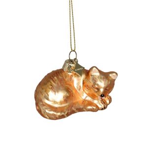 Glasornament Katze