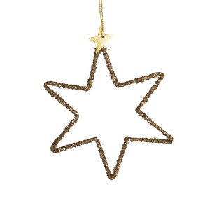 Ornament Stern Gold